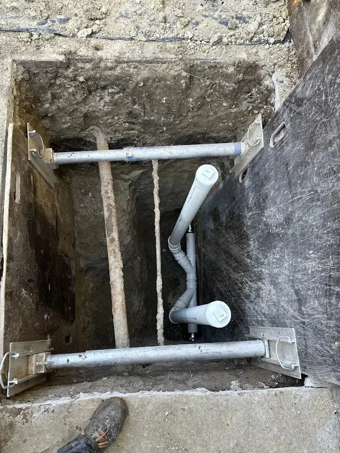Experienced plumber completing Gas Line Repair work in Howards Grove